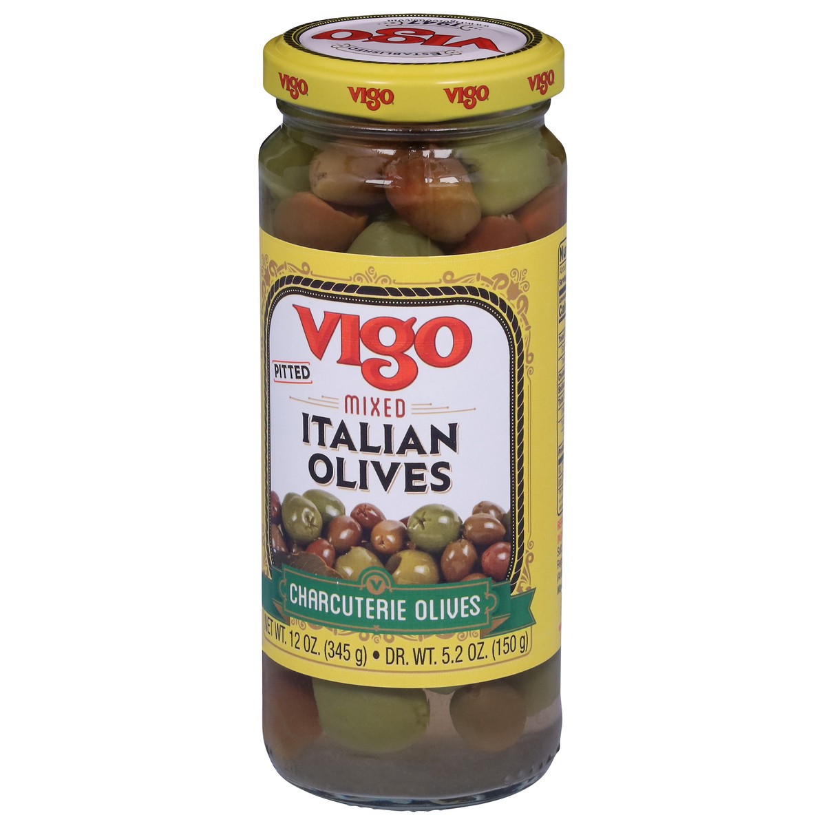 slide 12 of 13, Vigo Pitted Mixed Italian Olives 12 oz, 12 oz