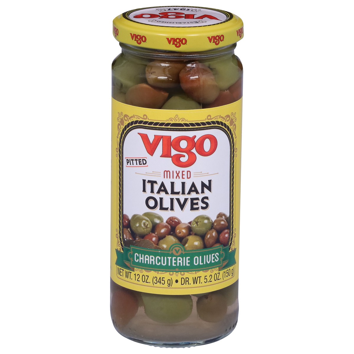 slide 2 of 13, Vigo Pitted Mixed Italian Olives 12 oz, 12 oz