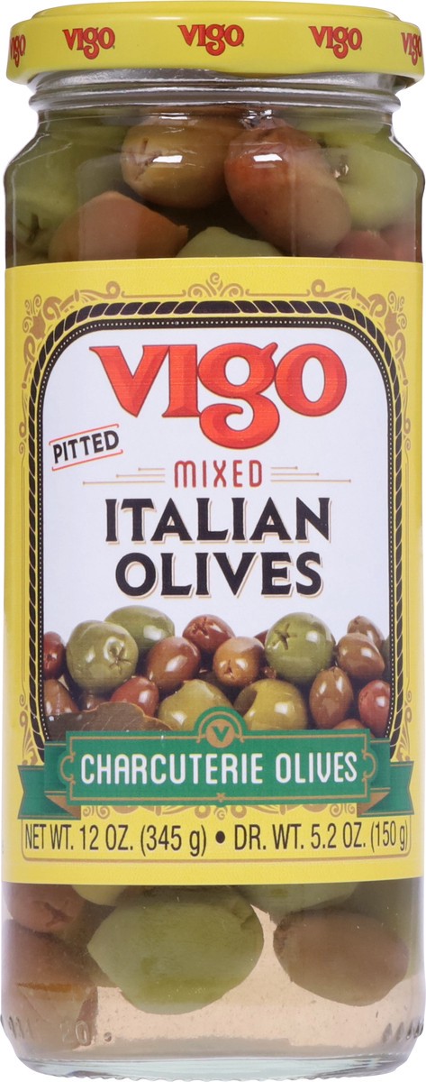 slide 6 of 13, Vigo Pitted Mixed Italian Olives 12 oz, 12 oz