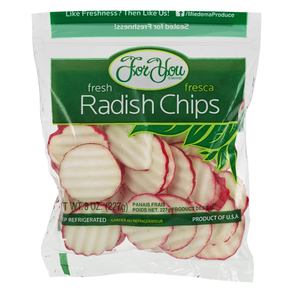 slide 1 of 5, Radish Chips, 8 oz, 8 oz