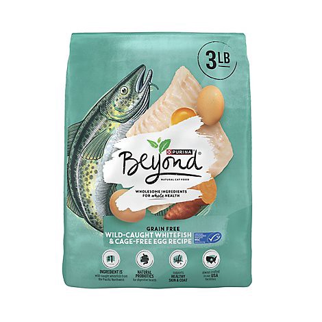 slide 1 of 1, Beyond Simply Grain Free Cat Food Dry Ocean Whitefish & Egg Recipe - 3 Lb, 3 lb