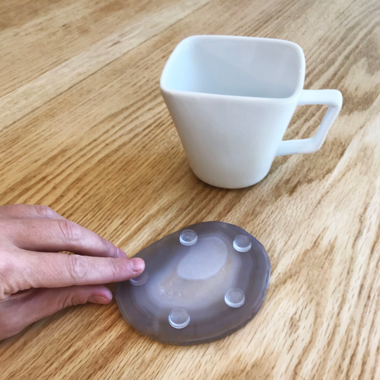 slide 5 of 5, Super Sliders with Gorilla Glue 1/2" Clear Round Bumpers, 12 ct