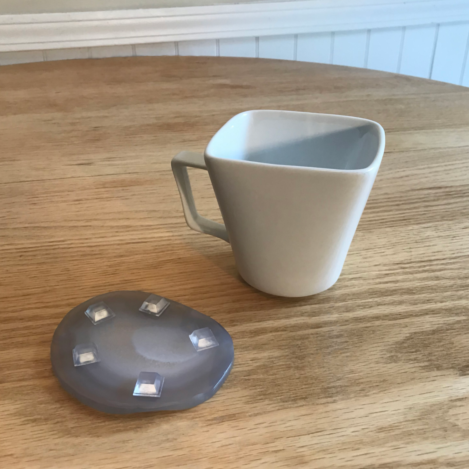 slide 5 of 5, Super Sliders Assorted 1/2" & 3/4" Square Bumpers, Clear, 12 ct