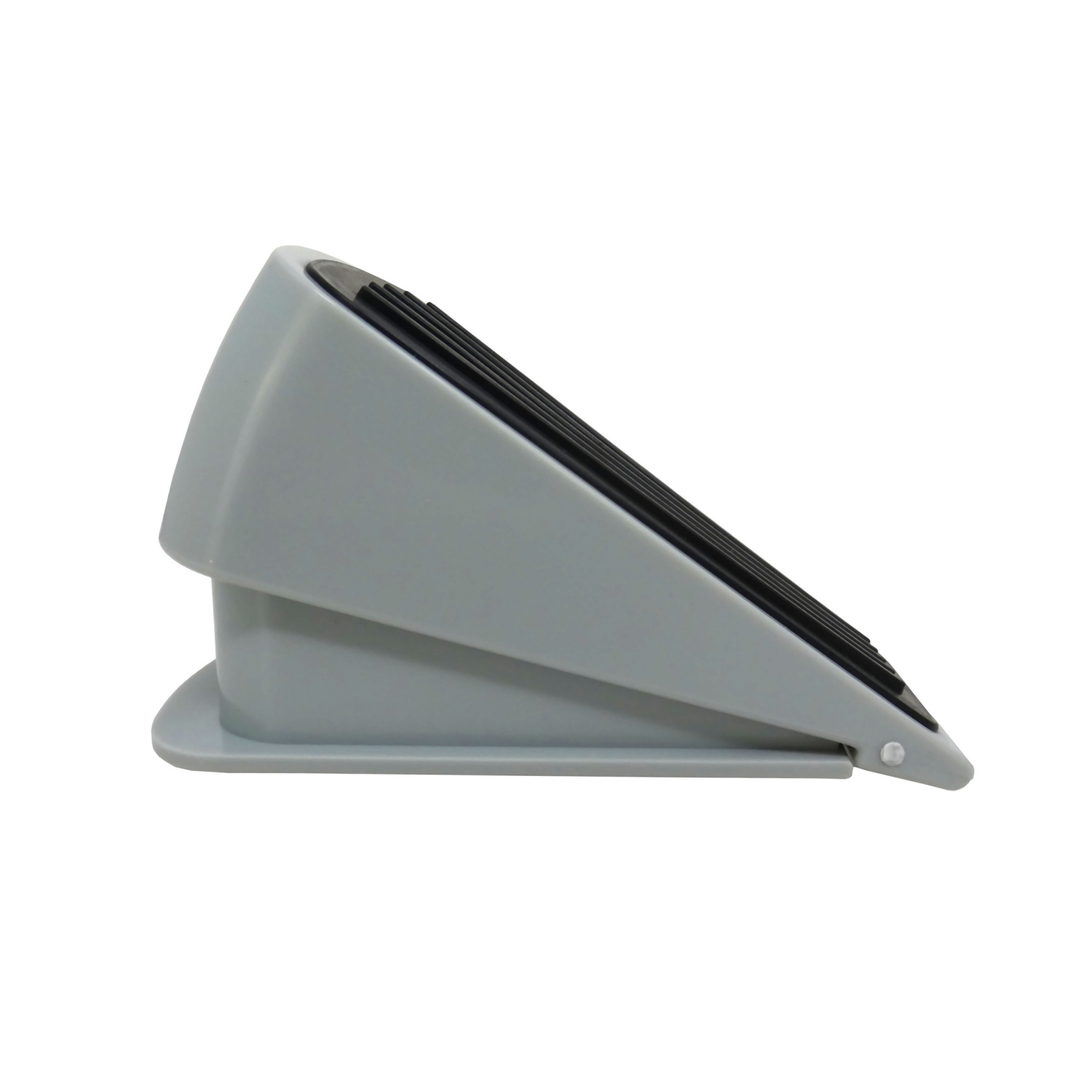 slide 2 of 5, Super Sliders Adjustable Doorstop w Durable Tread, Gray/Black, 1 ct