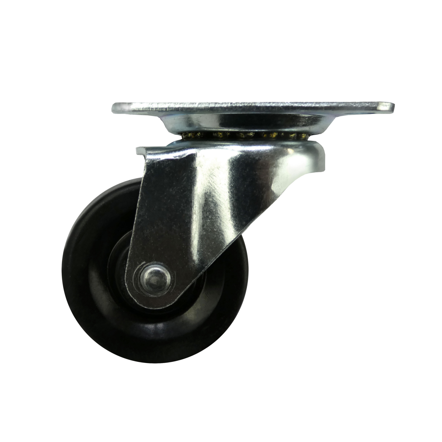 slide 2 of 5, SuperSliders 2'' Polyurethane Swivel Caster Capacity, Black, 90 lb