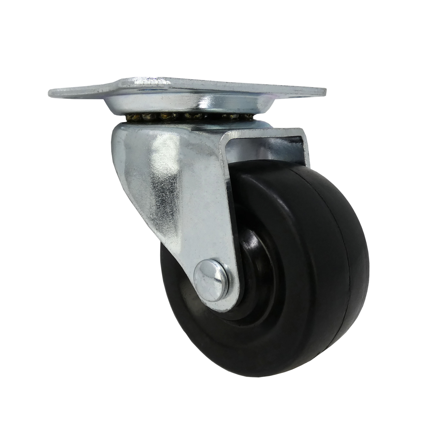 slide 1 of 5, SuperSliders 2'' Polyurethane Swivel Caster Capacity, Black, 90 lb