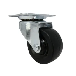SuperSliders 2'' Polyurethane Swivel Caster Capacity, Black