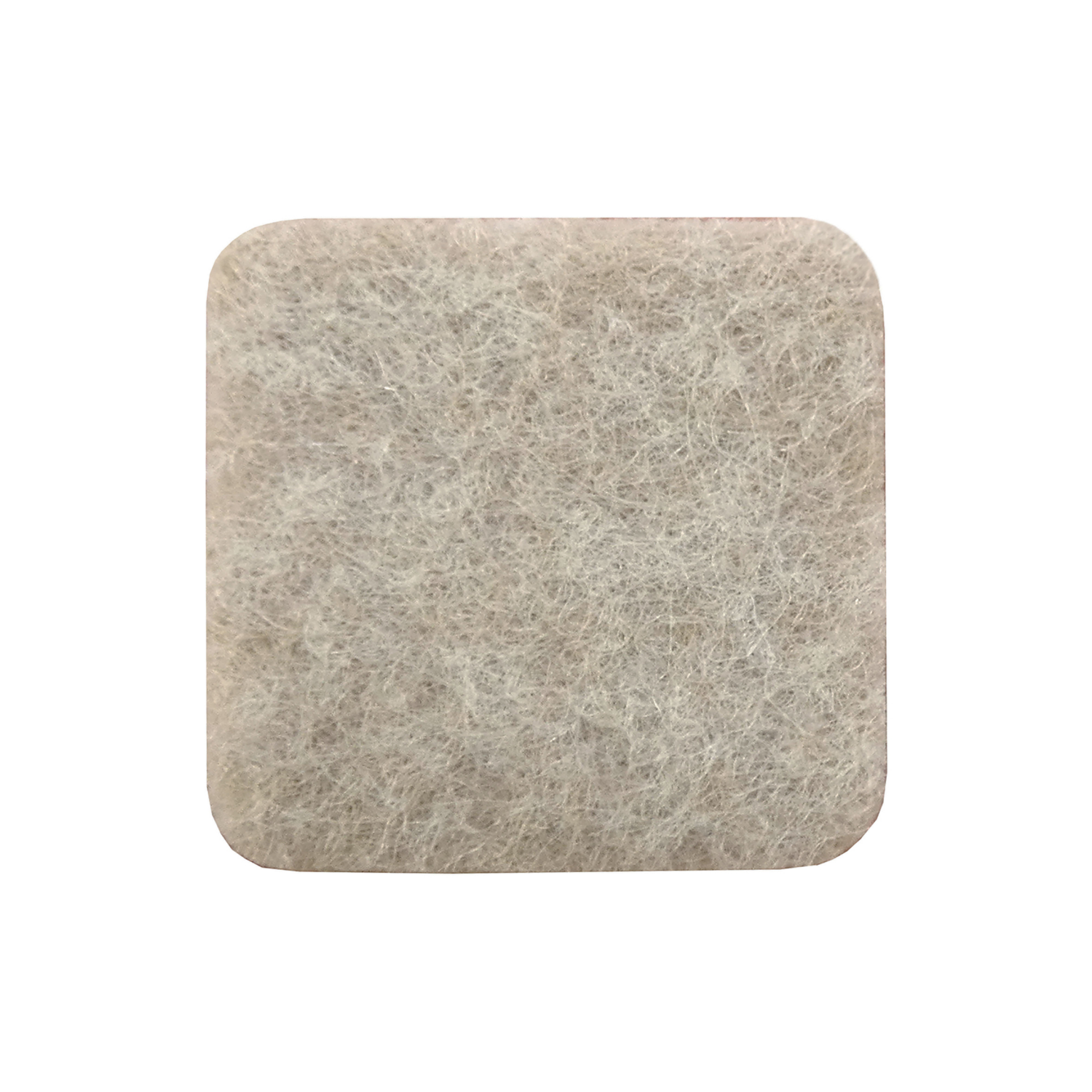 slide 2 of 5, Super Sliders 1" Square Self-Stick Felt Pads for Hardwood, Beige, 16 ct