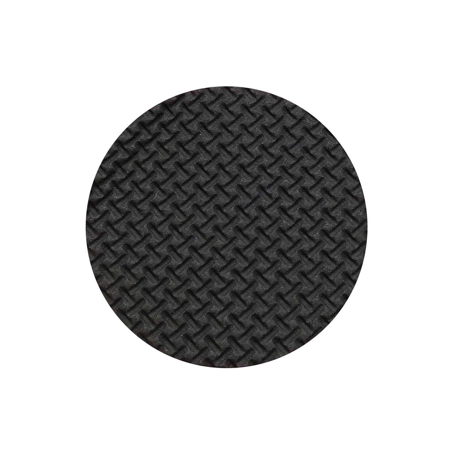 slide 2 of 5, Super Sliders 1 1/2" Round Non-Slip Self-Stick Gripper Pads for Hardwood, Black, 20 ct
