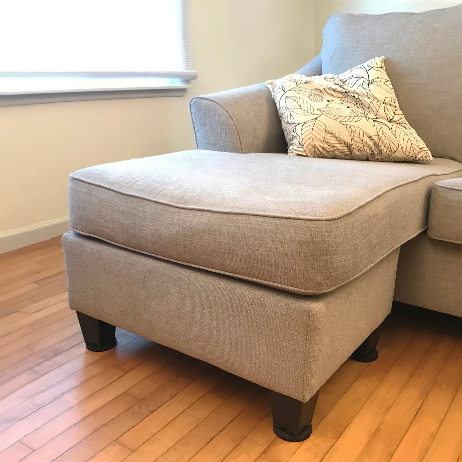 slide 4 of 5, Super Sliders 3 1/2" Round Furniture Sliders for Hardwood, Brown, 16 ct