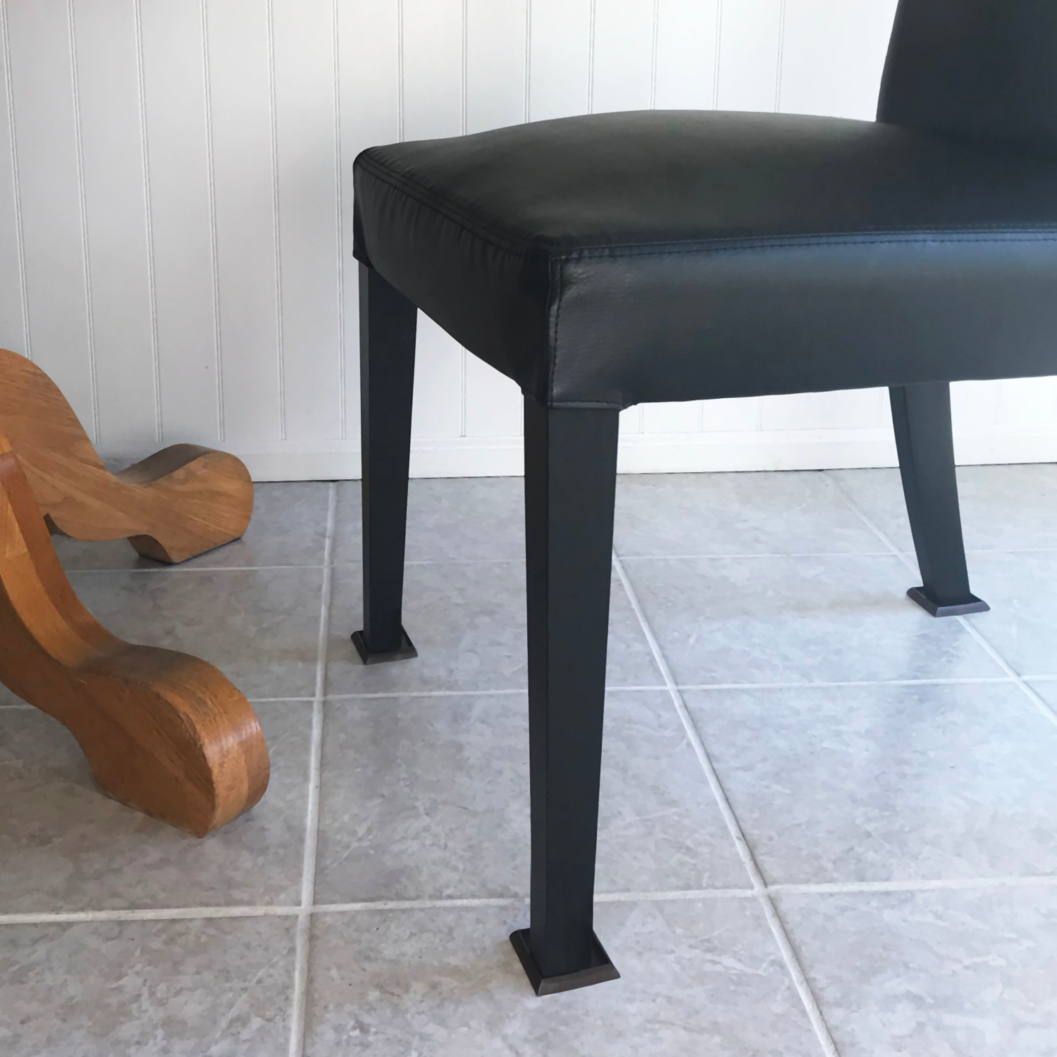 slide 4 of 5, Super Sliders 2" Square Multi-Surface Reusable Caster Cups, Brown, 4 ct