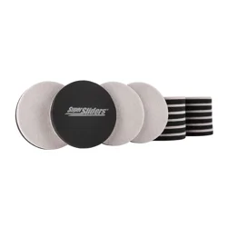 SuperSliders Super Sliders 3-1/2&quot; Beige Round Reusable Felt Furniture Sliders