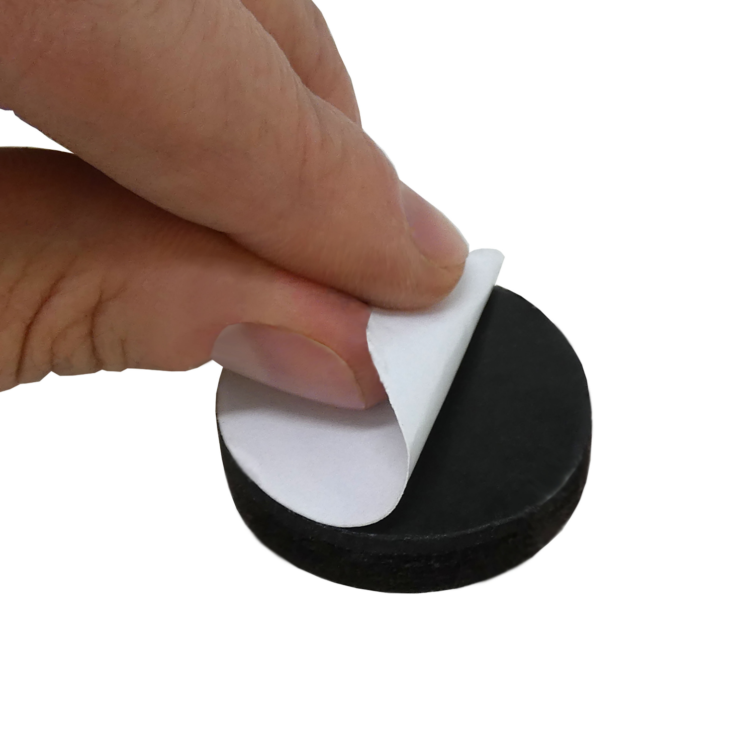 slide 5 of 5, Super Sliders With Gorilla Glue 1-1/2" Brown Round Felt Pads - 16 Pack, 16 ct