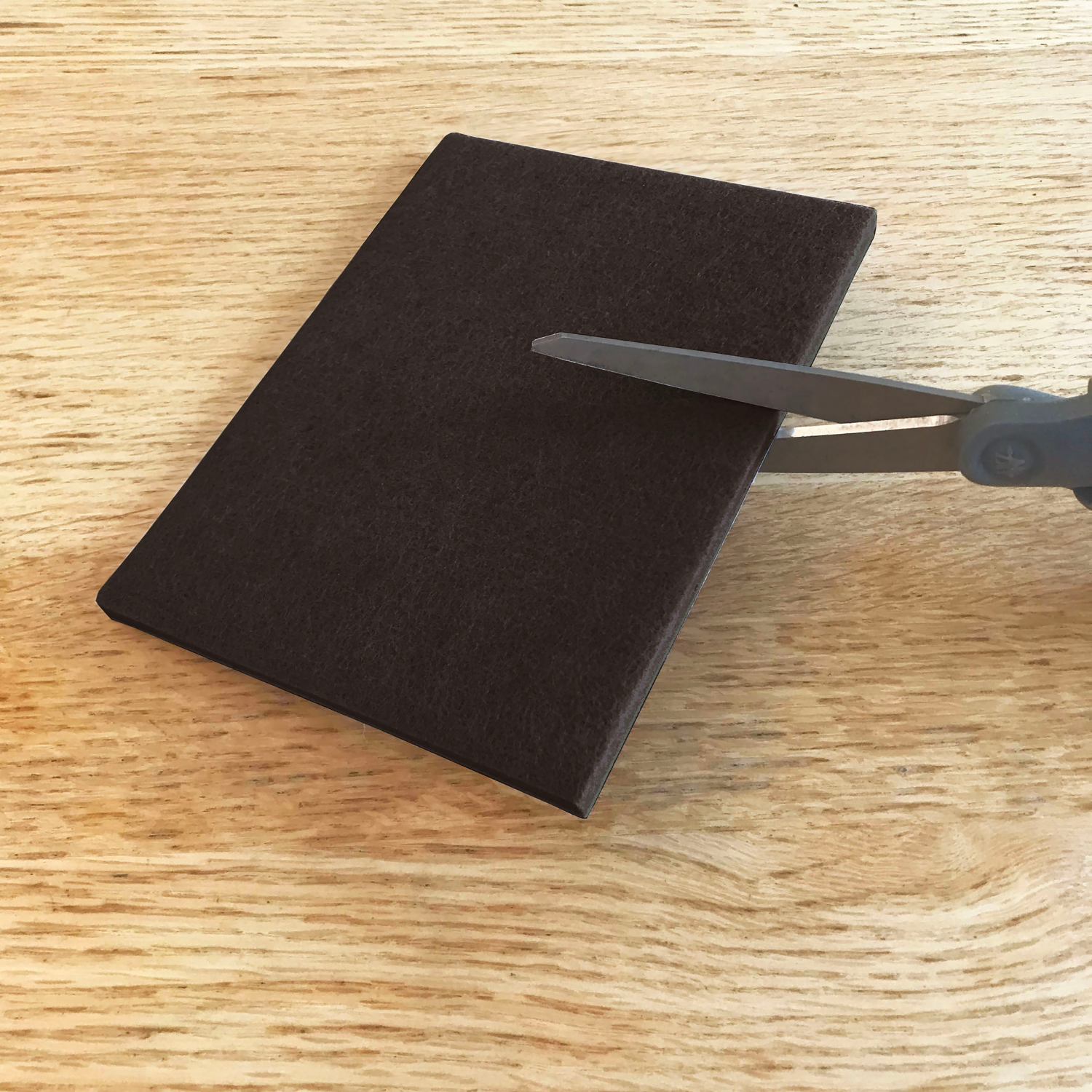 slide 5 of 5, Super Sliders With Gorilla Glue 4-1/4" Brown Square Felt Blanket - 2 Pack, 2 ct