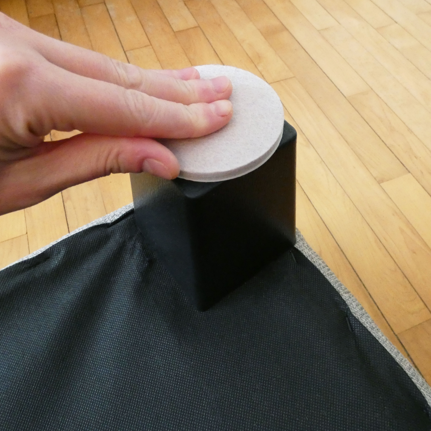 slide 4 of 5, Super Sliders with Gorilla Glue 2-3/4" Heavy-Duty Beige Round Felt Pads, 4 ct