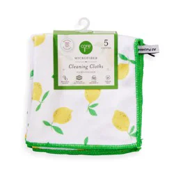 Core Kitchen Microfiber Cleaning Cloths - Lemon