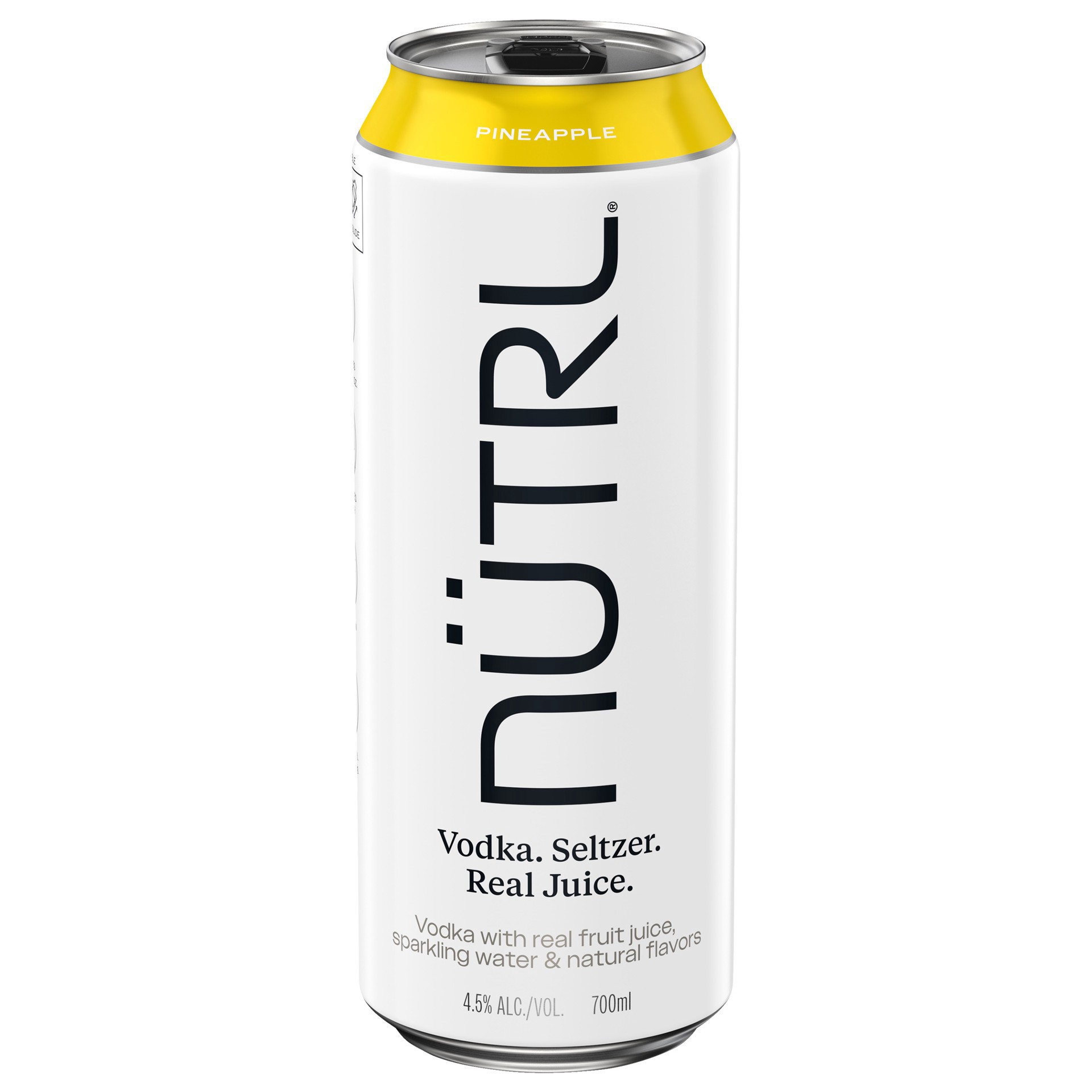 slide 2 of 2, Nutrl Pineapple Vodka Seltzer 720 ml Can, 720 ml