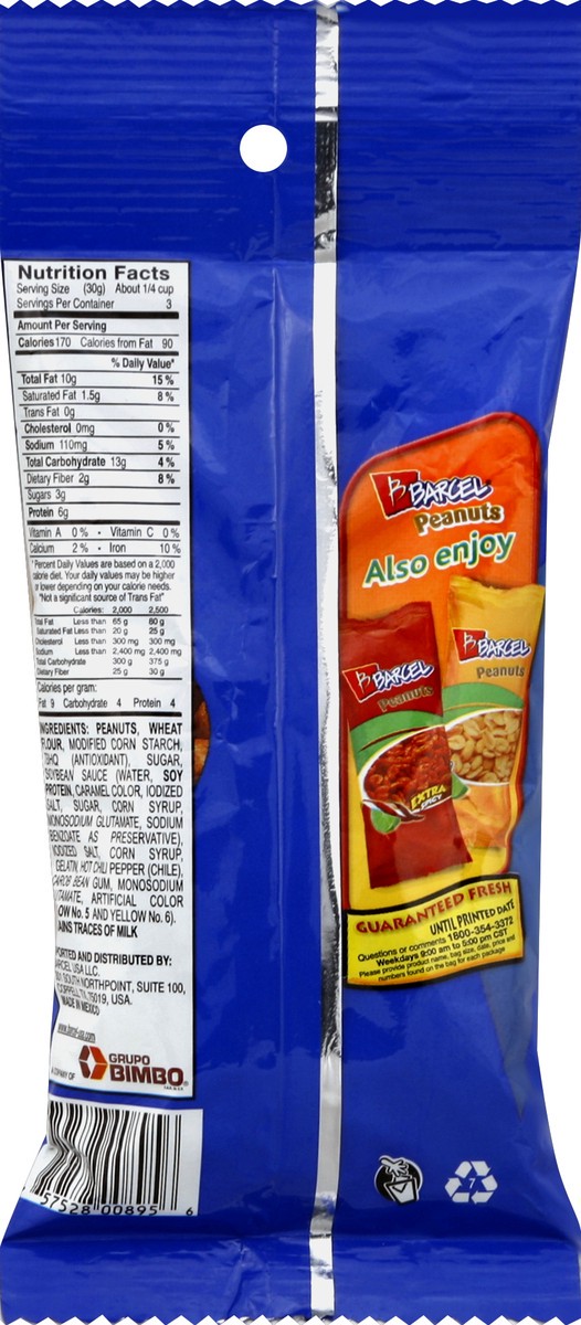 slide 3 of 4, Barcel Peanuts 3.2 oz, 3.2 oz