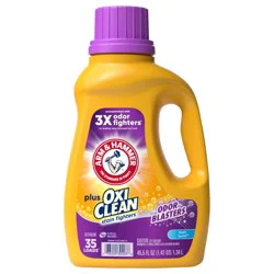 ARM & HAMMER Plus OxiClean Odor Blasters Fresh Burst, 35 Loads Liquid Laundry Detergent, 45.5 Fl oz