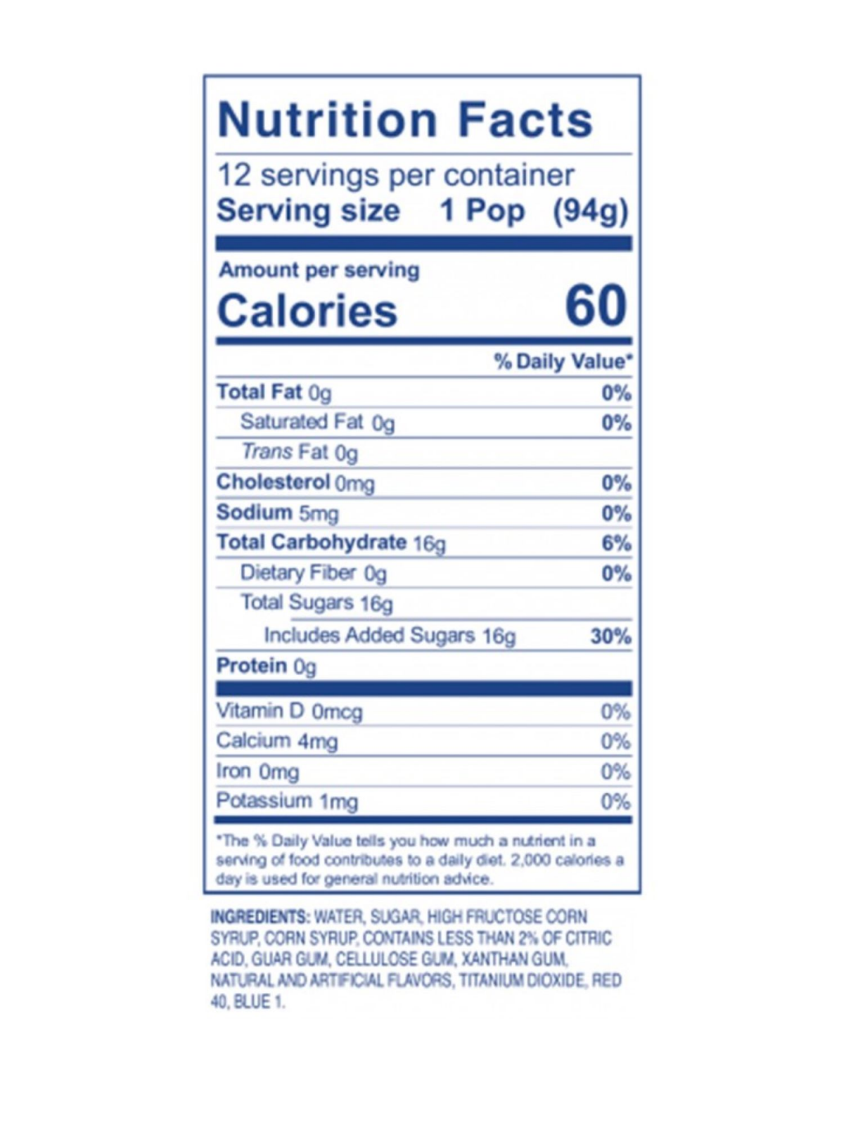 slide 2 of 2, Budget Saver Rocket Monster Pops 12 - 3.0 fl oz Pops, 12 ct