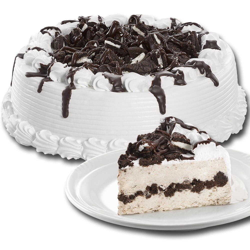 slide 3 of 3, Friendly's Oreo Cookies Premium Ice Cream Cake, 60 fl oz