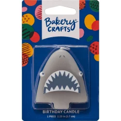 DecoPac Shark Birthday Candle Cake Decoration