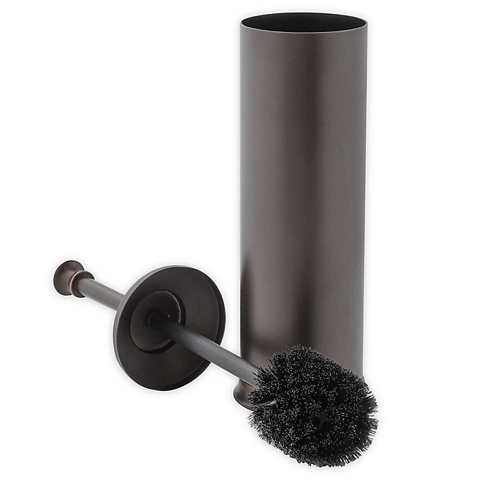 slide 2 of 2, Alumiluxe Rust-Proof Toilet Bowl Brush and Holder Set - Two-Tone Oil Rubbed Bronze, 2 ct