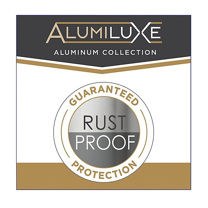 slide 2 of 2, Alumiluxe Rust-Proof Toilet Paper Reserve with Stand - White/Polished Nickel, 1 ct