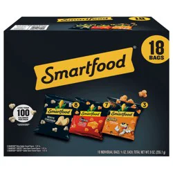 Smartfood Popcorn Variety Pack 9 Oz, 18 Count