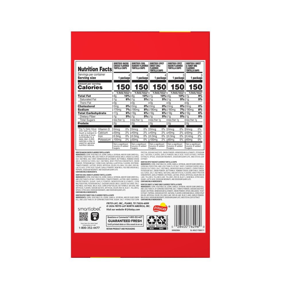 slide 3 of 6, Doritos Mix Vp 18pk, 18 oz