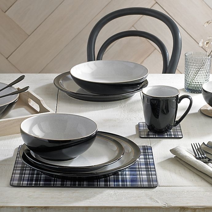 slide 2 of 2, Denby Elements Dinner Plate - Black, 1 ct