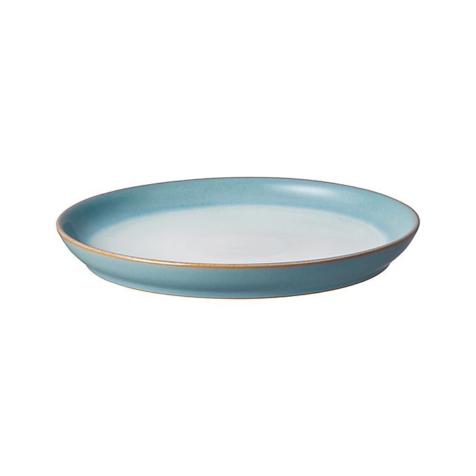 slide 3 of 4, Denby Azure Haze Coupe Appetizer Plate, 1 ct