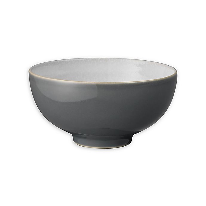 slide 1 of 2, Denby Elements Rice Bowl - Fossil Grey, 1 ct