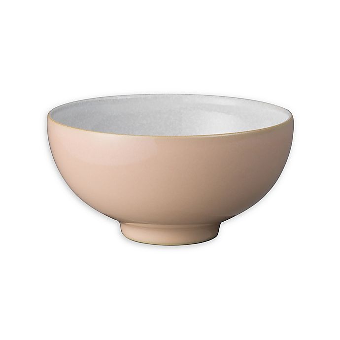 slide 1 of 2, Denby Elements Rice Bowl - Shell Peach, 1 ct