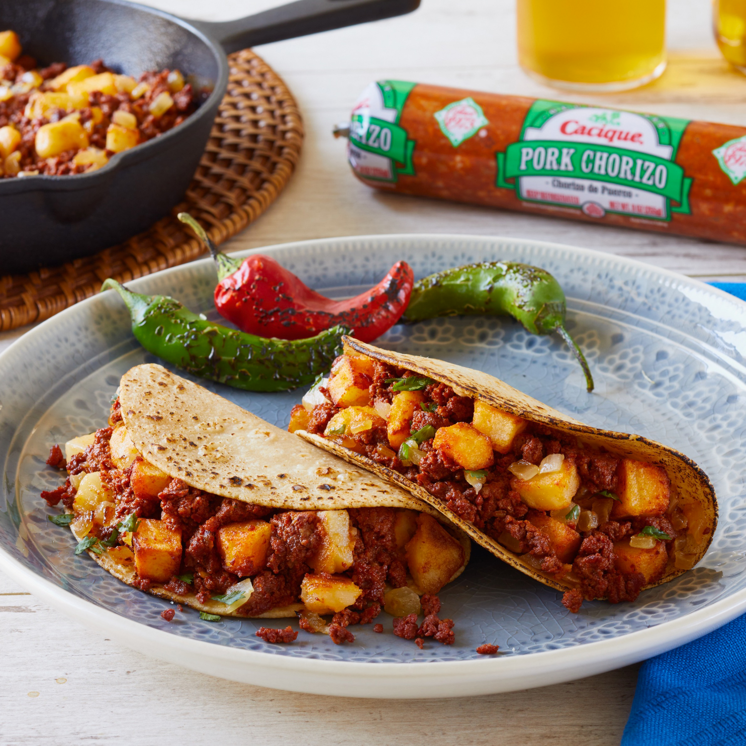 slide 3 of 7, Cacique Pork Chorizo 9 oz, 9 oz