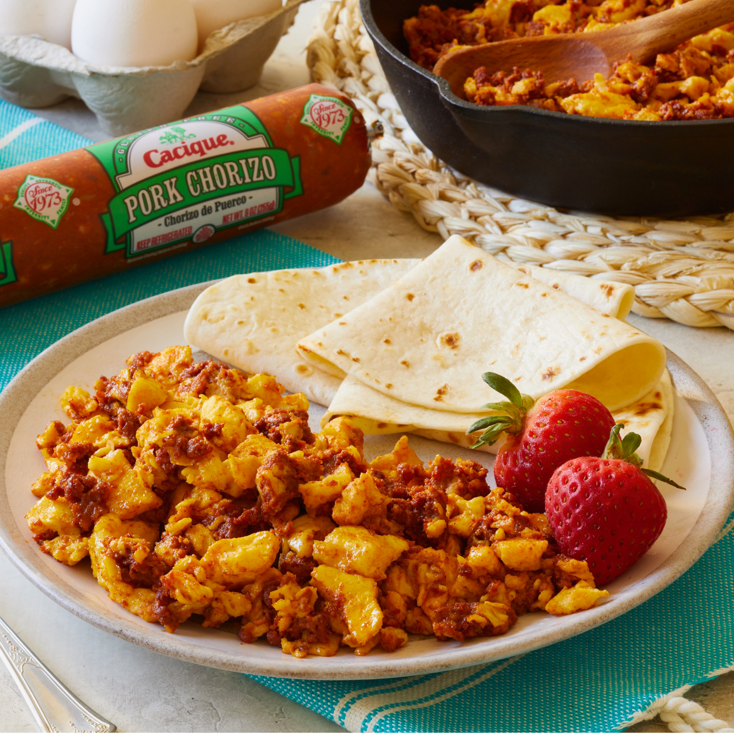 slide 5 of 7, Cacique Pork Chorizo 9 oz, 9 oz