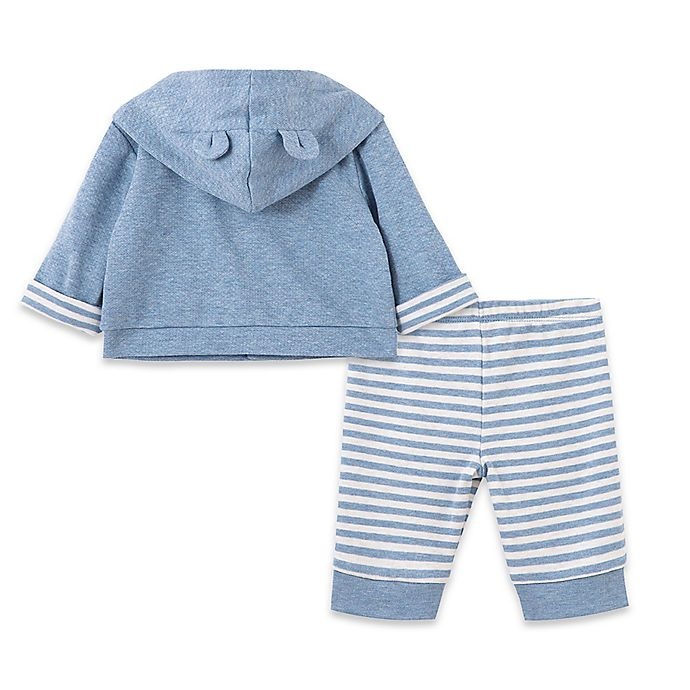 slide 2 of 2, Little Me Newborn Take Me Home Tiger Jacket, Bodysuit, and Pants Set - Blue, 3 ct