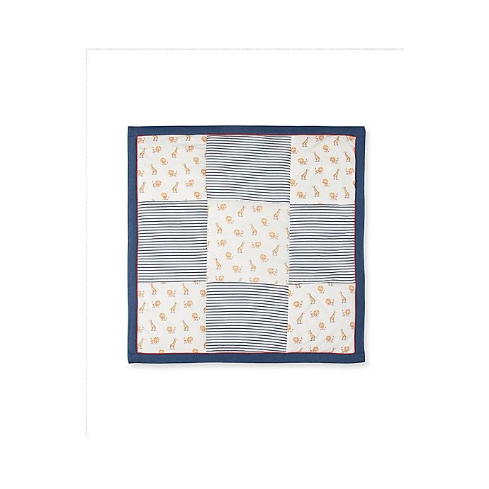 slide 2 of 5, Little Me Lion Giraffe Blanket - Blue, 1 ct