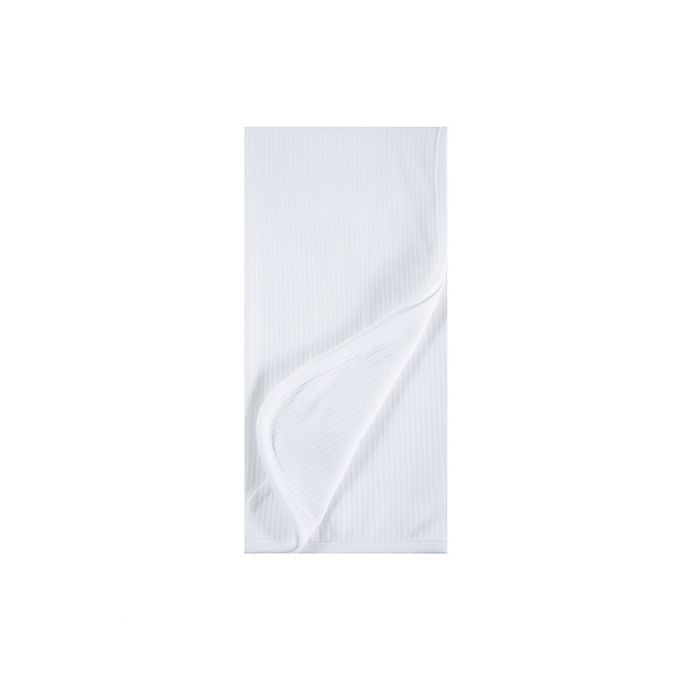 slide 6 of 7, Little Me Giraffe Organic Cotton Receiving Blankets - White, 2 ct