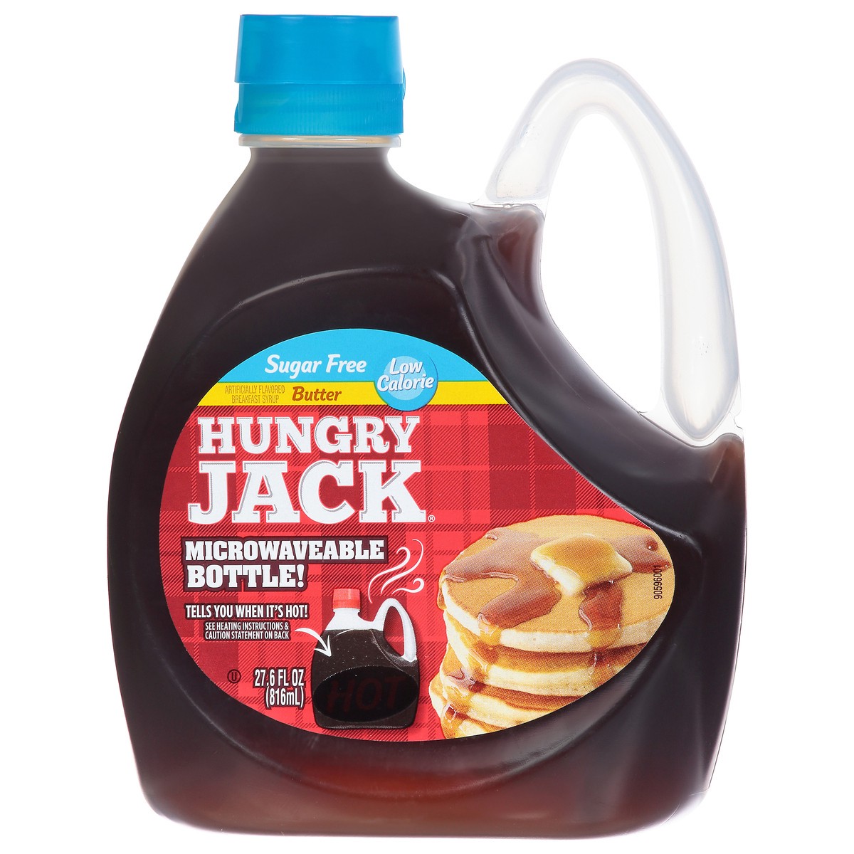 slide 1 of 1, Hungry Jack Sugar Free Butter Flavored Pancake Syrup, 27.6 oz