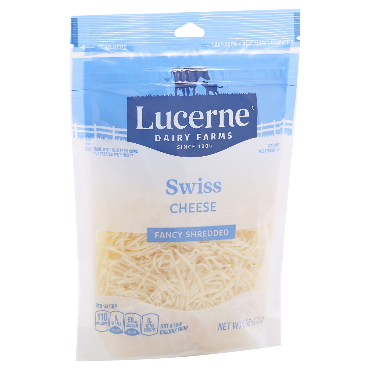 Lucerne Dairy Farms Fancy Shredded Swiss Cheese 6 Oz | Shipt