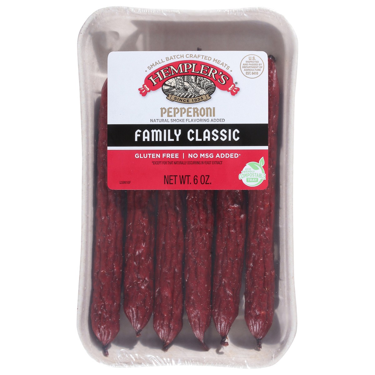 slide 1 of 15, Hempler's Pepperoni Stick Tray, 6 oz