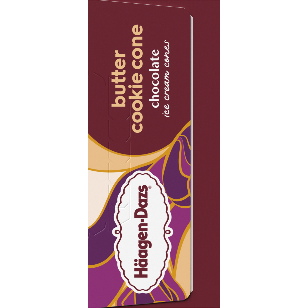 slide 3 of 3, Häagen-Dazs Chocolate Ice Cream Butter Cookie Cone, 4 Ct, 4 ct