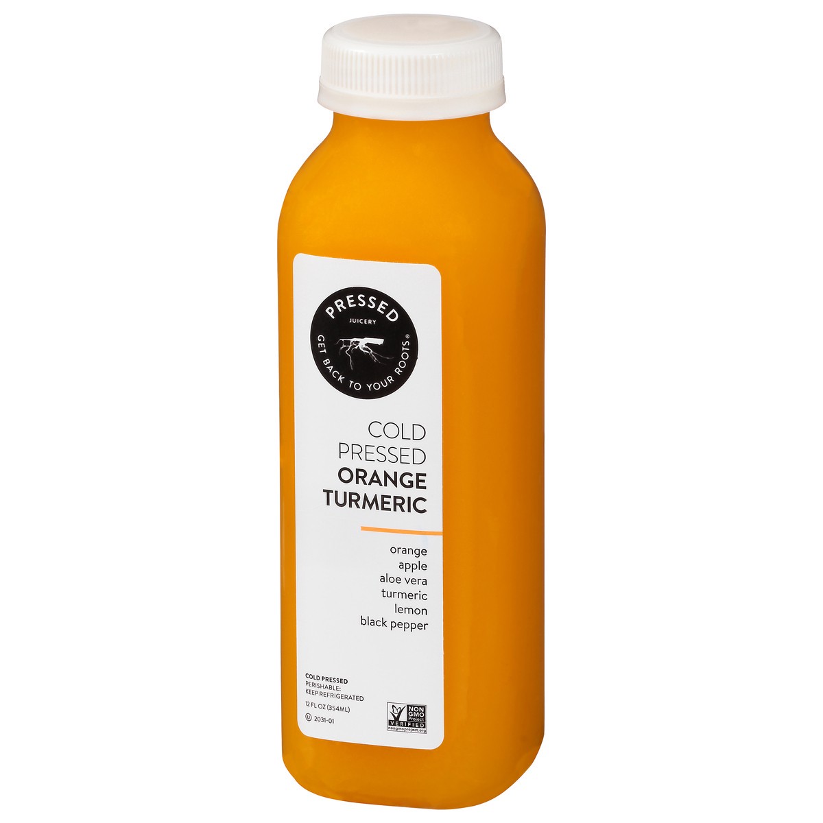 slide 6 of 9, Pressed Cold-Pressed Orange Turmeric Juice Beverage 12 fl oz, 12 fl oz
