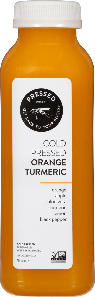 slide 7 of 9, Pressed Cold-Pressed Orange Turmeric Juice Beverage 12 fl oz, 12 fl oz