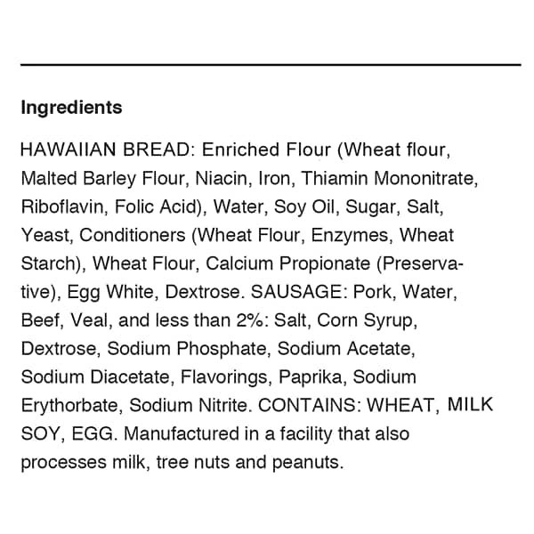 slide 8 of 9, Chicago Deli Hawaiian Dog, 4.5 oz