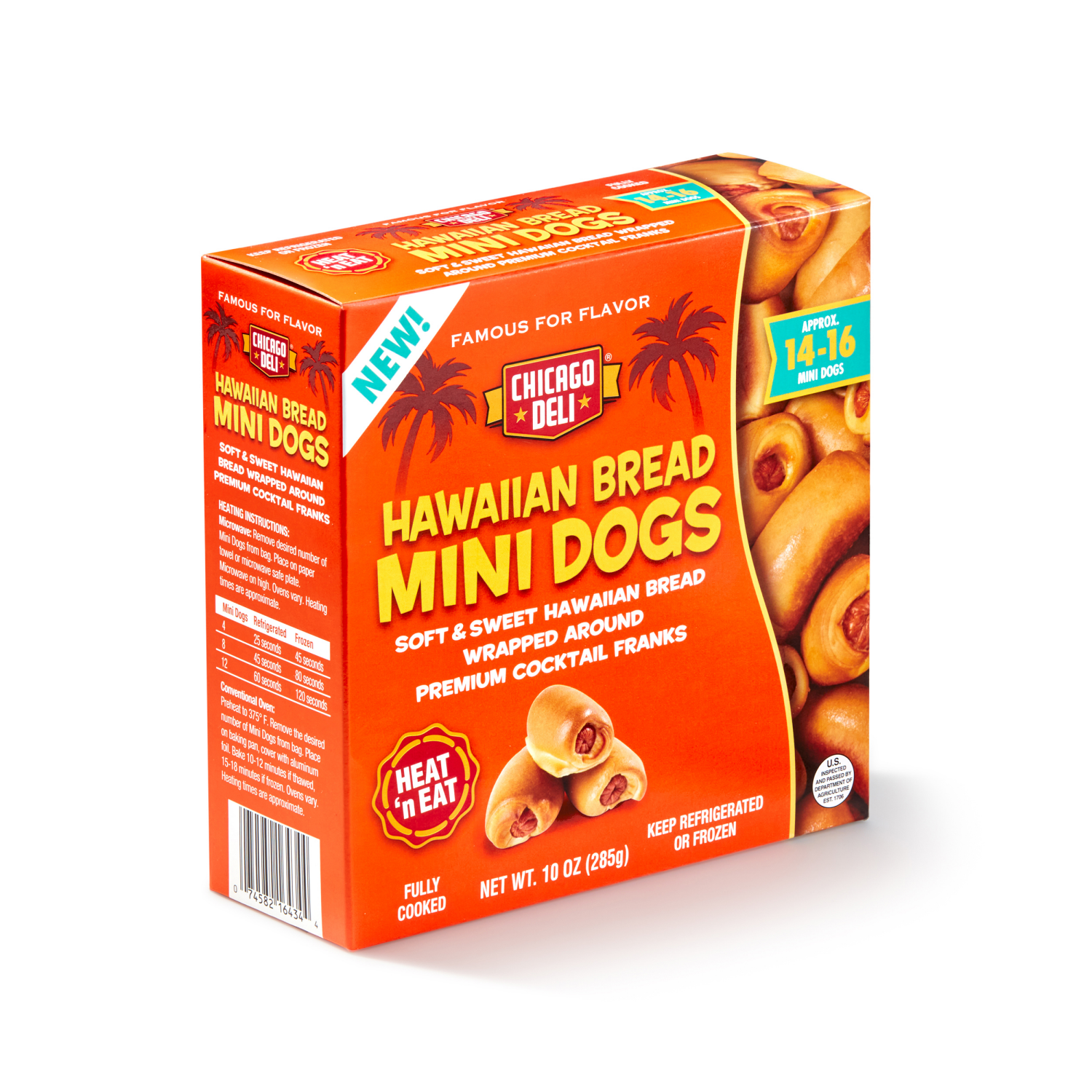 slide 2 of 2, Chicago Deli Hawaiian Dogs, 12 ct; 10 oz