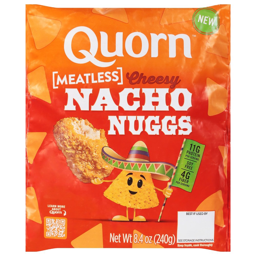 slide 1 of 2, Quorn™ Meatless Nacho Nuggs, 8.4 oz