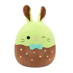 Squishmallows 16" Winking Chocolate Dipped Green Bunny
