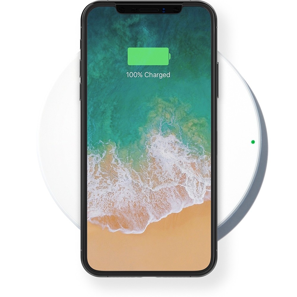 slide 3 of 5, Belkin Boost Up iPhoneX/8Plus/8 Wireless Charging Pad - White, 1 ct